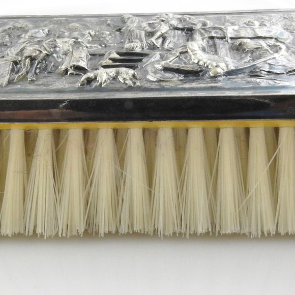 Vintage Hans Jensen Danish Silver Plated Brush Set #8199 - Picture 5 of 12